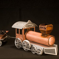 custom metal train