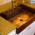 copper farmhouse sink