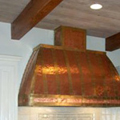 Custom built Copper VentHood fitted with factory made workings