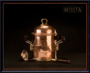 custom copper stock pot
